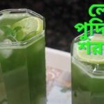 লেবু পুদিনার শরবতের উপকারিতা (কবুতরের জন্য)